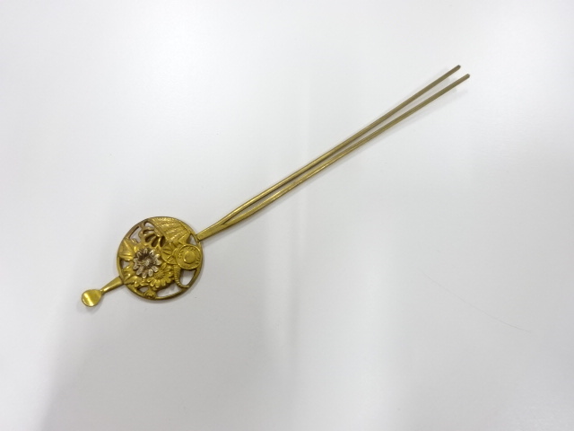 Japanese Kimono / Antique / Hair Accessories Metal